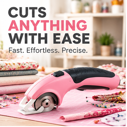 Rechargeable Electric Fabric Scissors – Effortless Cutting – The Karoo ...