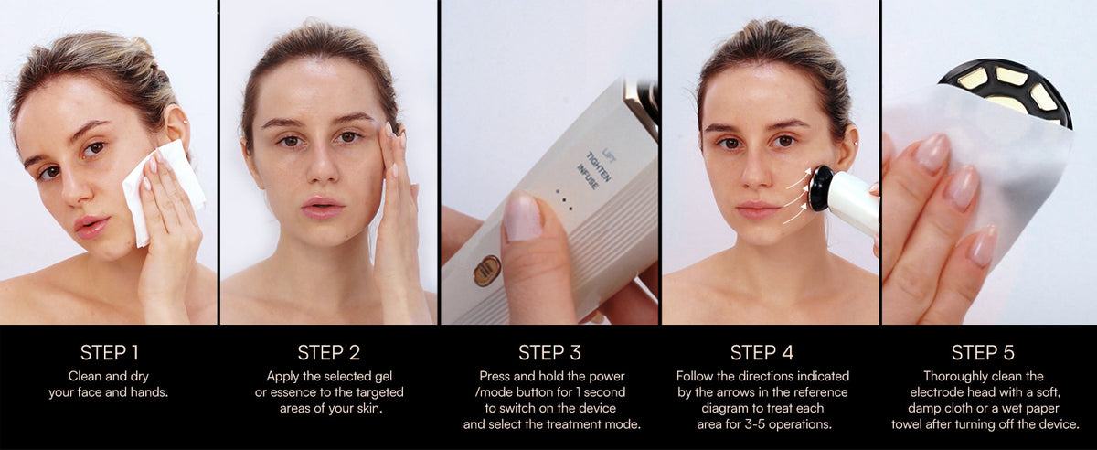3-in-1 Microcurrent Facial Beauty Device
