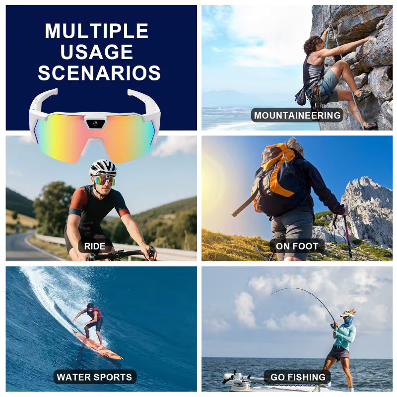 AI Action Smart Glasses — HD POV Camera